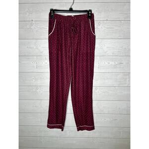 Lucky Brand mauve polka dot loungewear pajama pants Size small